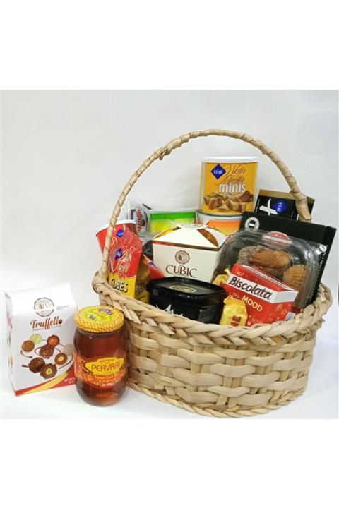 H10ey Hediyelik Yılbaşı Sepeti Epic 460 Gr Süzme Çiçek Balı Hediyeli