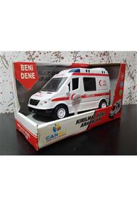 Can Ali Toys Eğitici Sesli Işıklı Oyuncak Ambulans 16 Cm Oyun Oyuncak Araba