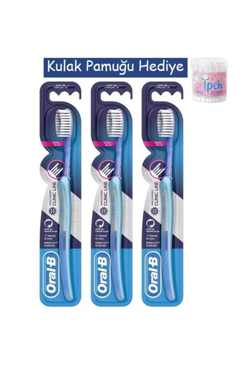 OralB Pro-expert Clinic Line Ortodontik 35 Yumuşak Diş Fırçası 3 Adet