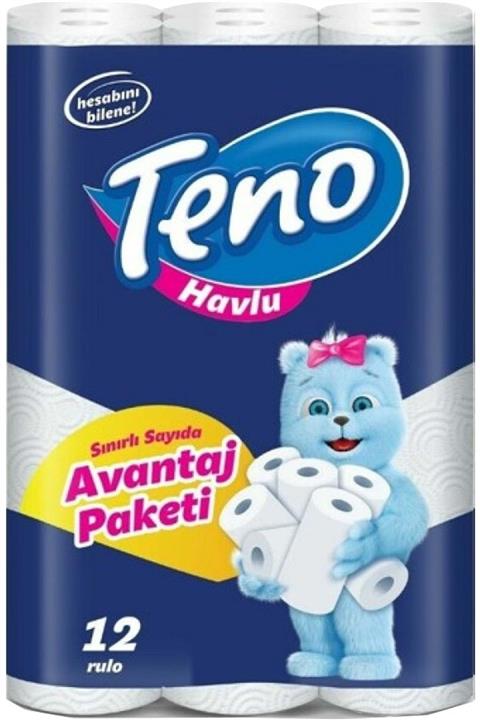 Teno Ultra Kağıt Havlu Çift Katlı 12 Li Paket