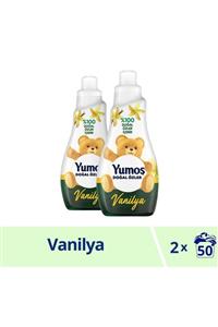 Yumoş Extra Doğal Özler Vanilya Konsantre Çamaşır Yumuşatıcı 1200 ml 50 Yıkama X2