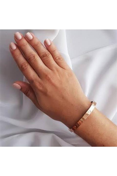 yılmaz gold Rose Gold Cartier Kelepçe Bilezik