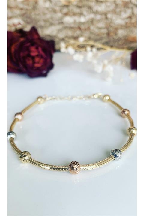 Marylebone Silver Dorika Toplu Gümüş Kazaz Bileklik