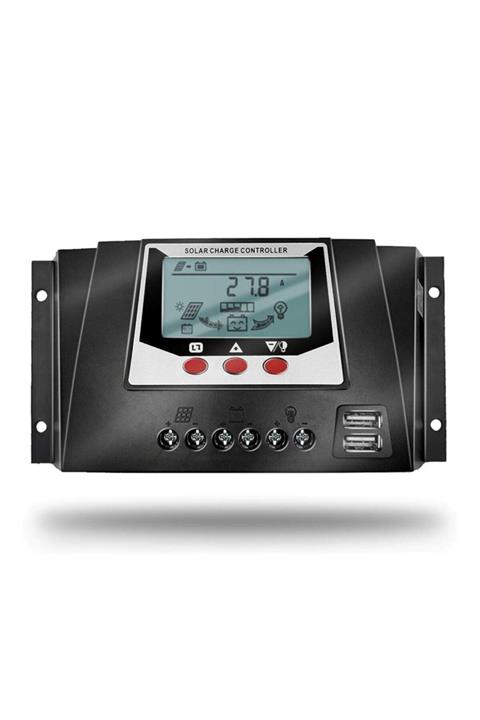 MAtech Juta 12v/24v 60a Lcd Ekran Usb Çıkışlı Şarj Regülatörü