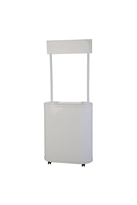 KrcDisplay Oval Tekerlekli Reklam Tanıtım Ve Tadım Standı