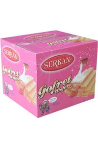 SERKAN GOFRET Serkan Çilekli Gofret 800 gr X 8 Adet