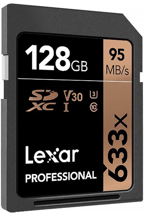 Lexar 128 gb 633x U3 V30 4k Sd Hafıza Kartı (95mb/s)