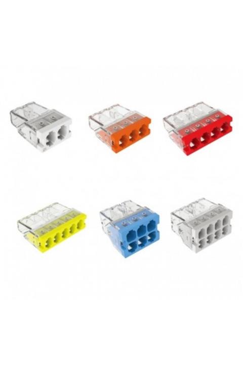 Gwest Buat Içi Yaylı Klemens (2 Kutuplu - Wago Tipi) (50'li Paket)