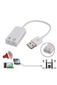 ŞHN'Shopping Kablolu Usb Sound Card 7.1 Usb Ses Kartı 7.1 Surround Ses Çıkışlı Harici Usb Ses Kartı