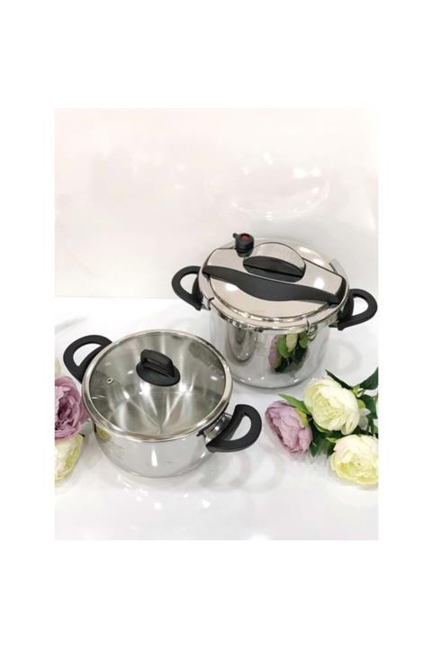 Emsan Presso 6 Lt + 4 Lt 2'li Düdüklü Tencere