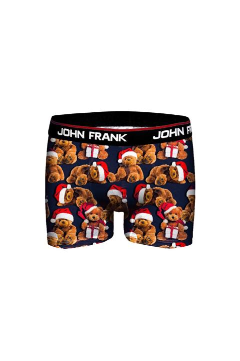 John Frank Erkek Teddy Bear Desenli Boxer