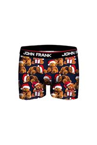 John Frank Erkek Teddy Bear Desenli Boxer