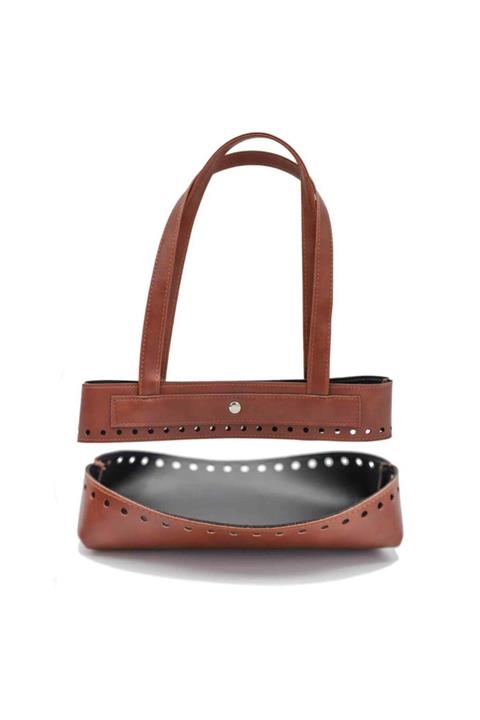 angel çanta aksesuar Suni Deri Ikili Çanta Aparatı Taba Renk