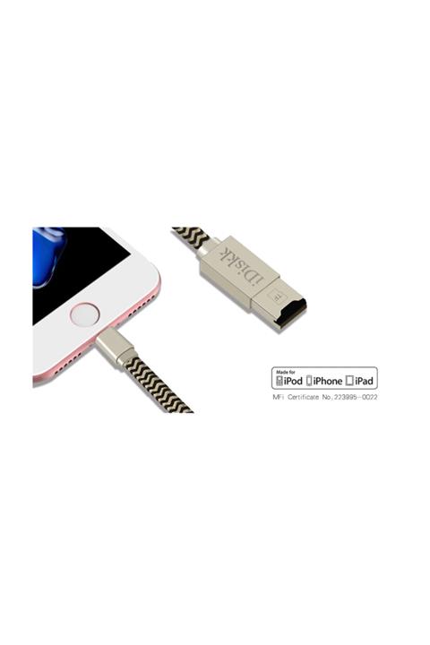 iDiskk Rc001 128gb Microsd Iphone Ipad Lightning Usb Kart Oku Hızlı Şarj Kablo