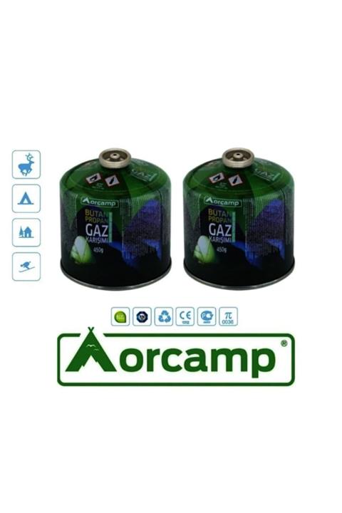 Kolay Outdoor Orcamp Kartuş Siboplu Kts 450 Gr Tüp ( 2 Li Avantaj Paket) Kış Kampı
