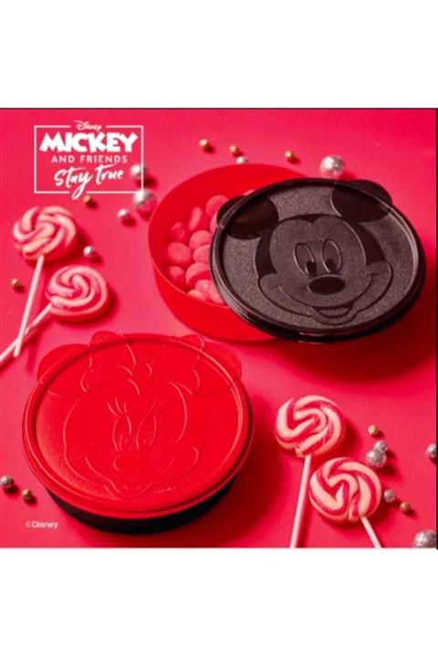 Tupperware Mickey Mouse 2'li Mama Saklama Seti (ÇOK AMAÇLI TABAK VE SAKLAMA KABI)