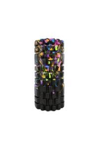 ZEROGYM Fr01 Trigger Foam Roller Siyah Gökkuşağı 32,5cmx 14cm
