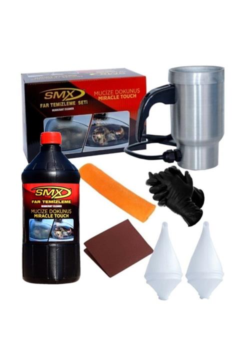 SMX Yeni Nesil Buharlı Araç Far Temizleme Seti
