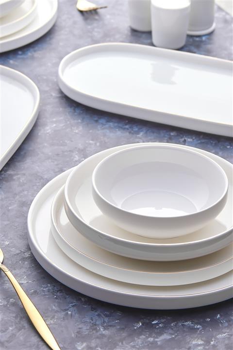 Karaca Saturn Gold 59 Parça 12 Kişilik Porselen Yemek Takımı