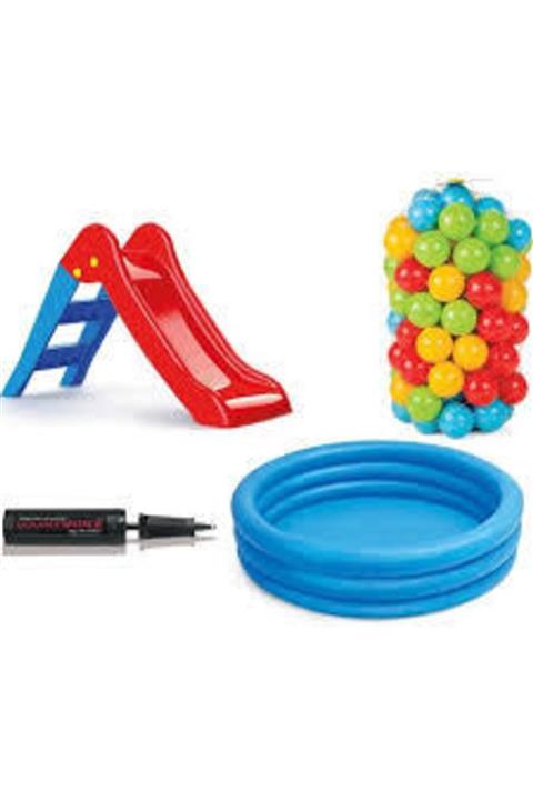 Dolu Kaydırak Set 100 Adet Top Hediyeli!!!