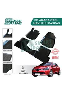 smart paspas Renault Clio 4 2013 Ve Sonrası 3d Havuzlu Paspas