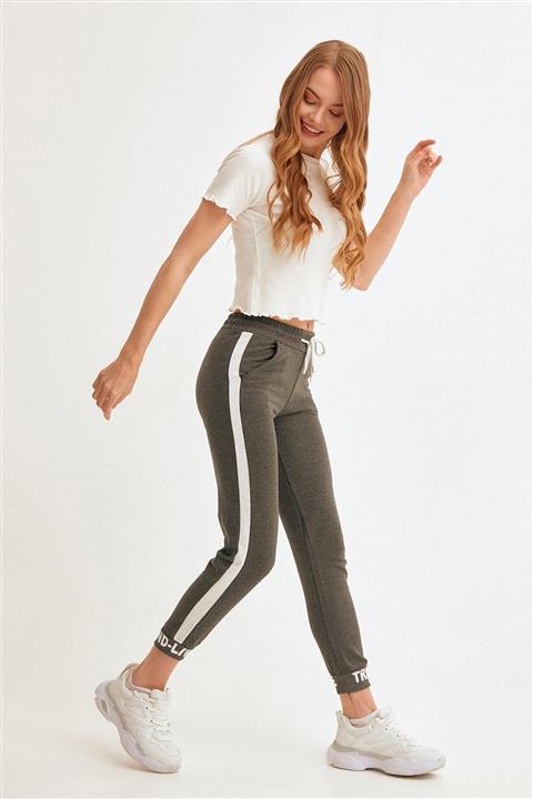 Fulla Moda Yanları Şeritli Eşofman Altı