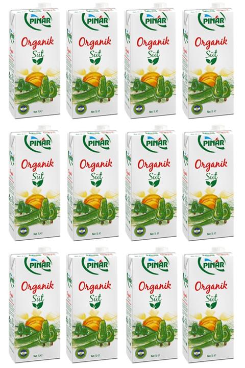 Pınar Organik Süt 1 Litre X 12 Adet
