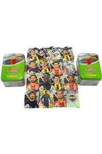 Panini 2014-2015 Türk Futbolcu Kartı Kolejsiyonu Özel Metal Kutulu 2 Paket Birden 110 Kart Orjinal