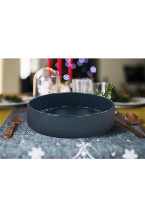 Yıldızhome Mat Mavi Stackable Salata Kasesi