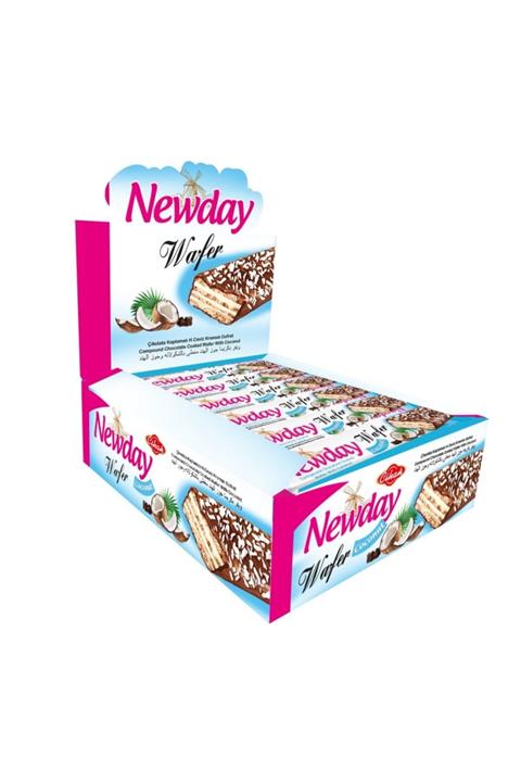 newday Hindistan Cevizli Kaplamalı Gofret 35gr x 24 Adet