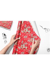HRS 50 X 70 cm Yeni Yıl Kurşun Asker Yılbaşı Temalı Hediye Paketleme Ambalaj Kağıdı 6’lı Paket