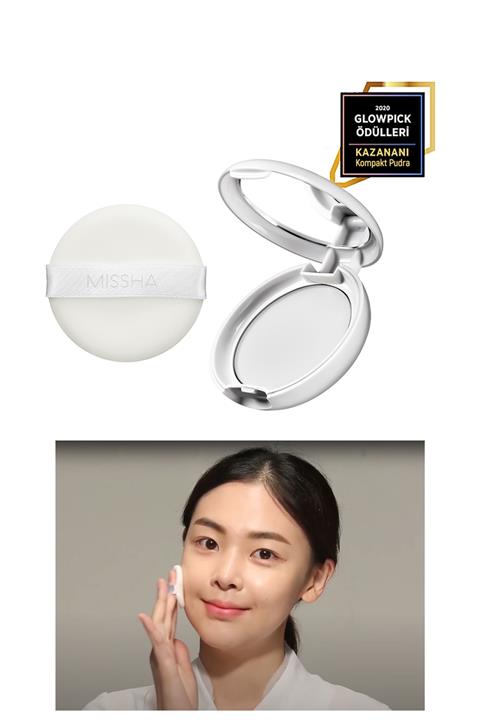 Missha Matlaştırıcı Transparan Ultra Hafif Sıkıştırılmış Pudra 8g Airy Pot Pressed Powder (Translucent)