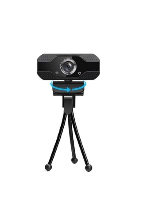 Brs Siyah Full Hd 1080p Usb Bilgisayar Kamera Dahili Mikrofon Webcam