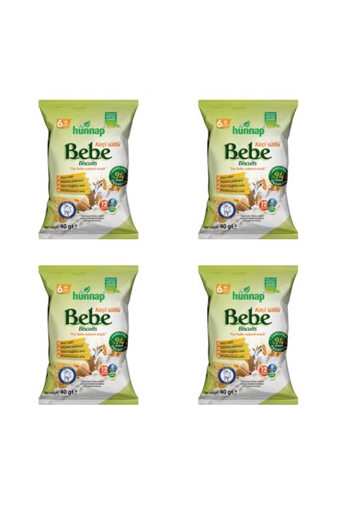 Hünnap Bebe Bisküvisi 40 Gr×4 Adet (cep Boy)