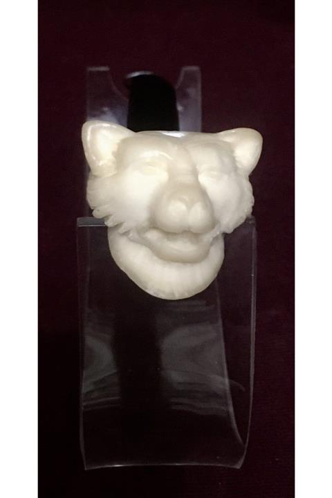 AKTAS Lületaşı Vaşak Model Sigara Ağızlığı 11cm