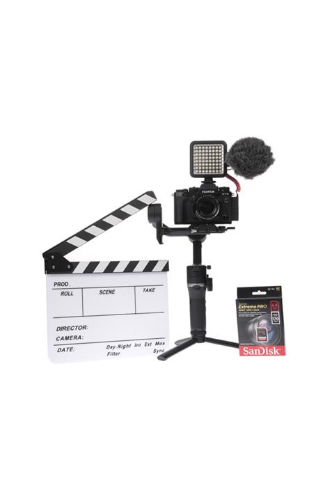 Fujifilm X-t3 Siyah Fujı Videographer Kit 1 ( T3/18-55/gimbal )