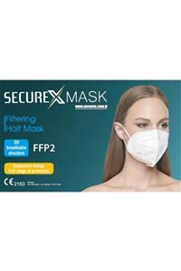 SECUREX MASK Securex N95 Koruma Maskesi 10 Adet Sertifikalı Nano Fiber Katmanlı