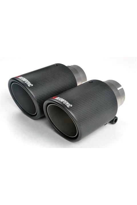 Akrapovic Akrapoviç Egzoz Eksoz Ucu Ktekli Kapalı 90mm (gerçek Carbon)