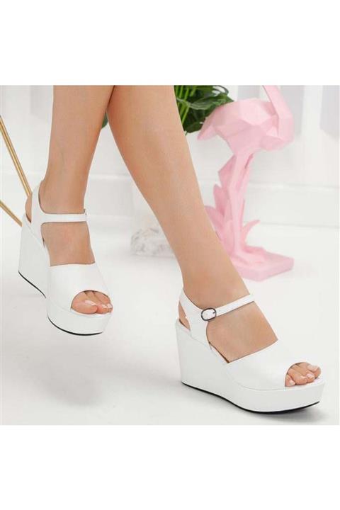 Dizzy Poli Taban Dolgu Kaplamalı Sandalet