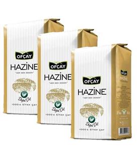 Ofçay Hazine Siyah Dökme Çay 1 kg X 3 Paket