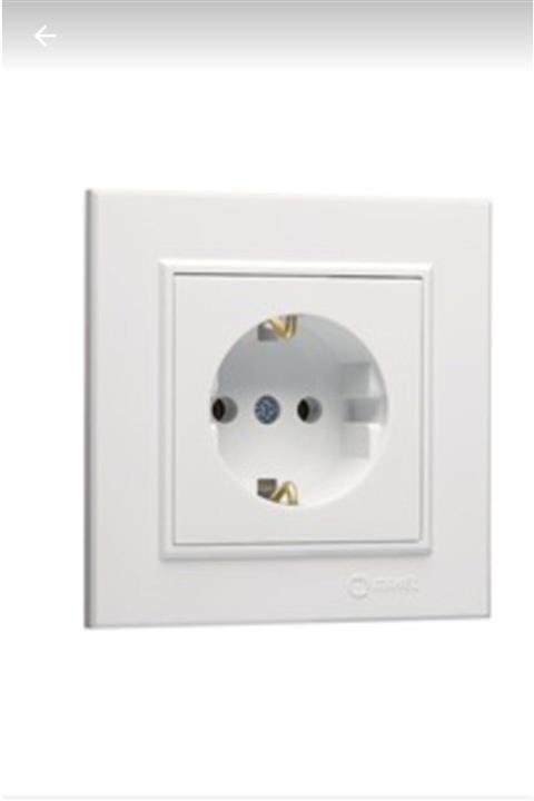 MAKEL Karea Topraklı Priz Tekli Çerçevesi
