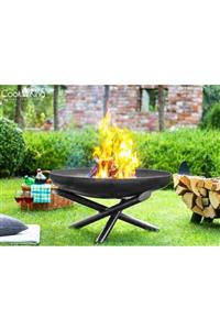 KOCHERGARDEN 80cm Dış Mekan Bahçe Şöminesi Firepit Ateş Cukuru