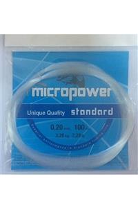 micropower M.power Standard 100mt Beyaz Poşet Misina 0,20/0,25/0,30/0,35mm