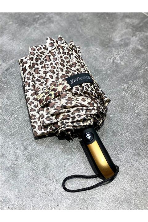 Sarıkaya Şemsiye Tam Otomatik 10 Tel Leopar Şemsiye