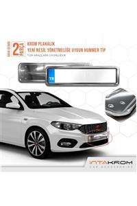 İntachrom Fiat Egea Krom Plakalık - Hummer Tip 2 Adet