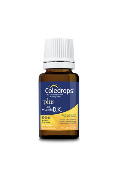 Coledrops Colrdrops Plus D3k2 Damla 20 ml