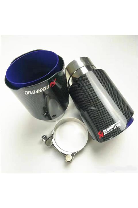 MM OTO Akrapoviç Egzoz Ucu 100 mm Tek Çıkış Renkli