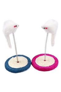 Mixpet Tırmalamalı Fareli Hacı Yatmaz Kedi Oyuncağı 26x15cm
