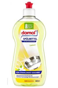 DOMOL Bulaşık Deterjanı, Yağ Çözücü Limonlu, Konsantre, Elde Yıkama 500 ml