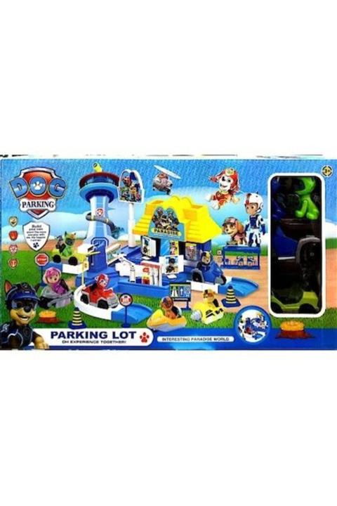 PAW PATROL Dog Paw Araba Otopark Ve Sürüş Alanı Figür Oyuncak Seti